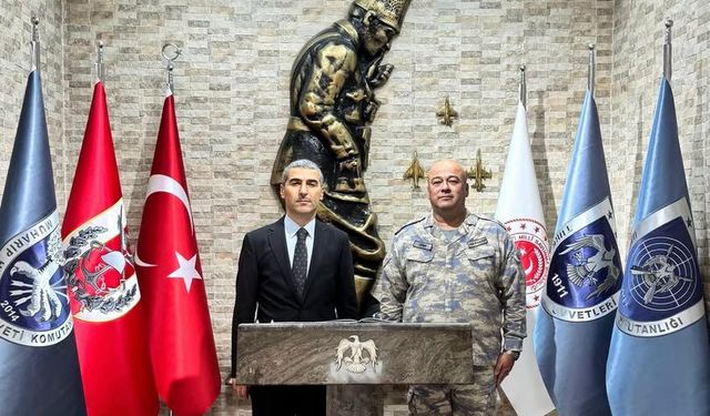 Vali Naci Aktaş’tan Tuğgeneral Güven’e Ziyaret