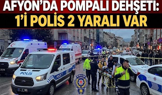 Afyon'da pompalı dehşeti: 3 kişi yaralandı
