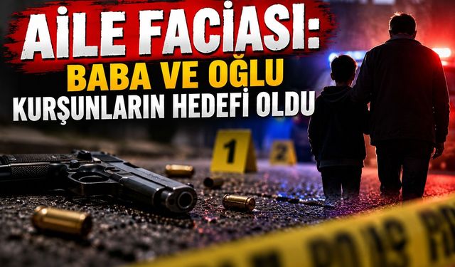 Aile faciası: Baba ve oğlu kurşunların hedefi oldu
