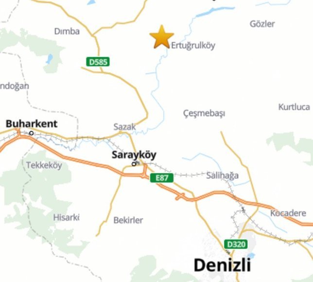 DENİZLİ'DE DEPREM!.. AFYON'DA DA HİSSEDİLDİ