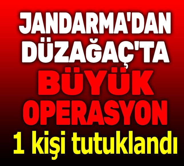 Afyon Düzağaç'ta büyük operasyon!..
