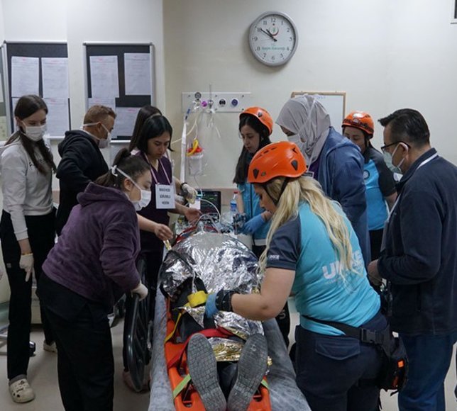 Şuhut Devlet Hastanesi'nde afet tatbikatı!..