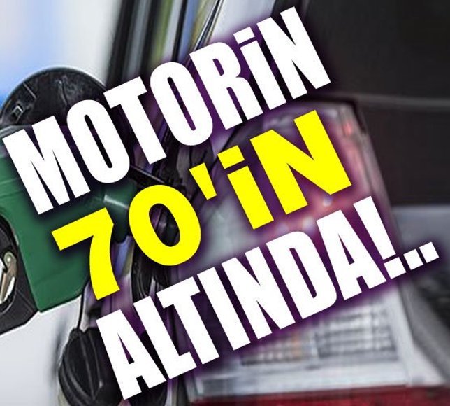 Motorin 70'in altına düştü!..
