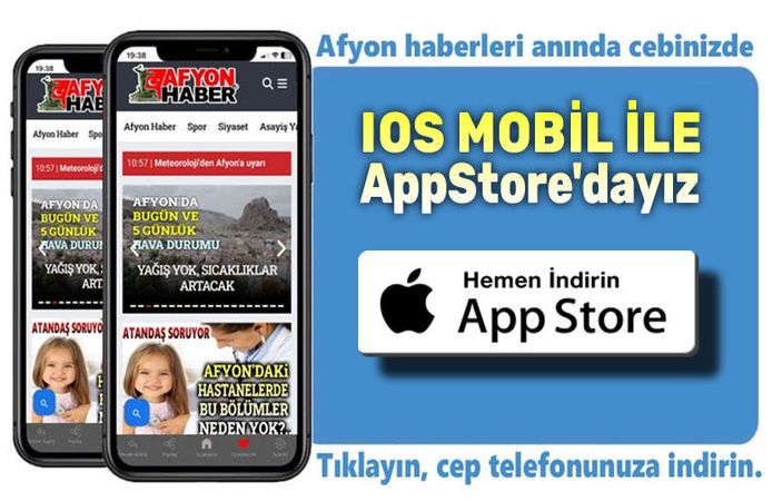 Afyonhaber, IOS uygulaması ile AppStore'da