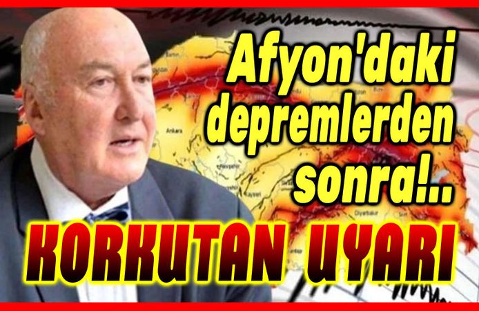 Prof. Ahmet Ercan'dan Afyon depremleri açıklaması