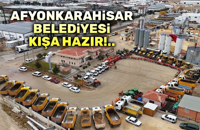 Afyonkarahisar Belediyesi kışa hazır