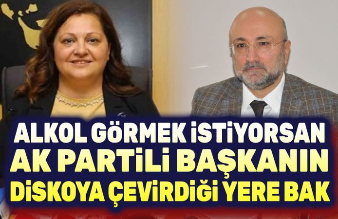 AK Partili Başkan, bodrum katı diskoya çevirmiş!..