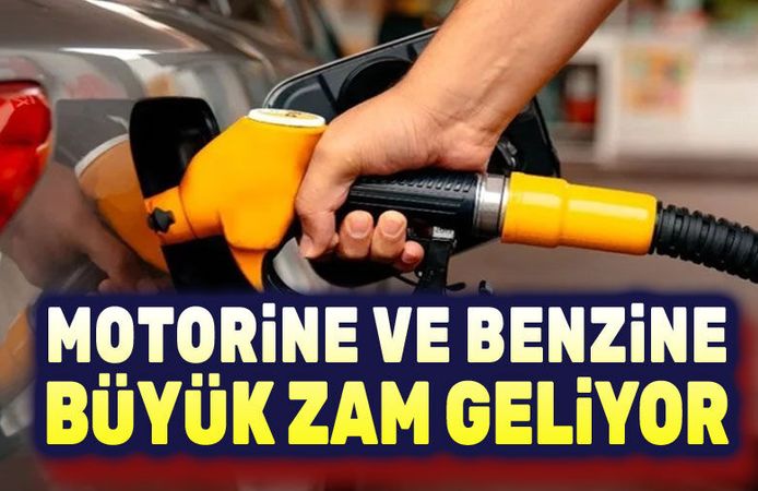 Motorine ve benzine büyük zam beklentisi!..