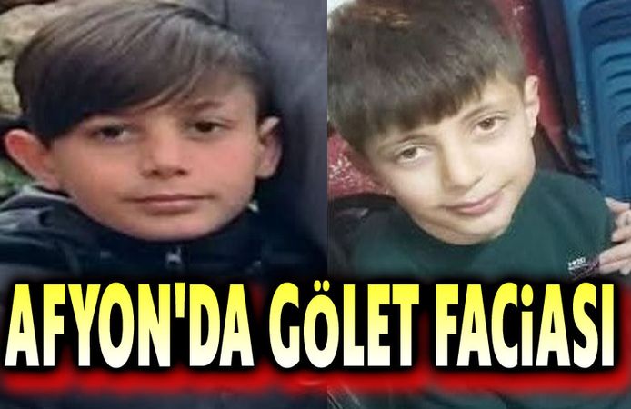 Afyon'da gölet faciası