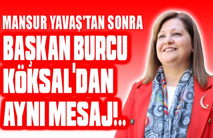 Başkan Burcu Köksal'dan flaş hamle!...