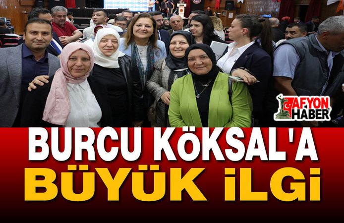 Başkan Burcu Köksal'a büyük ilgi!..