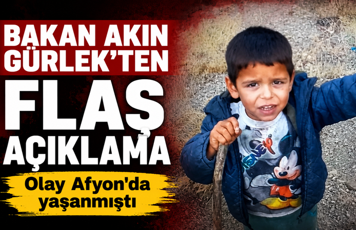 Bakan Akın Gürlek'ten Afyon'daki olayla ilgili açıklama