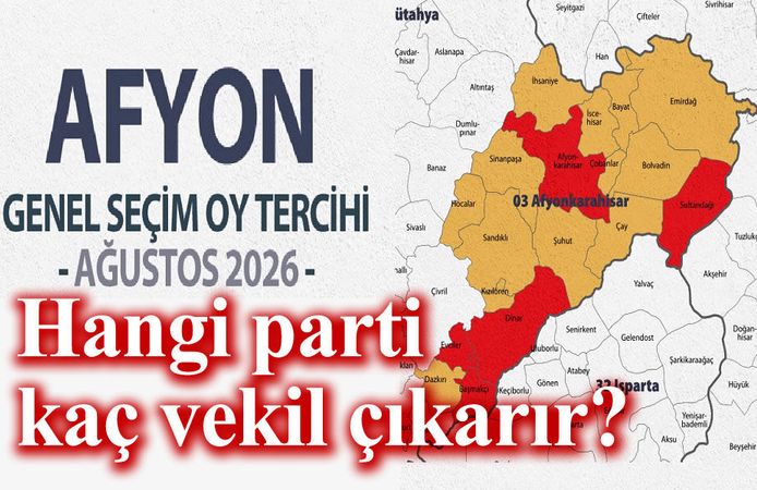Afyon flaş seçim anketi!.. Hangi parti kaç vekil çıkarır?..