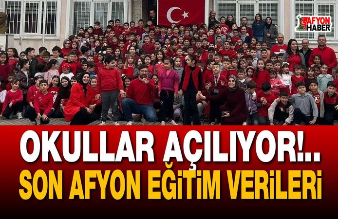 Afyon'da 146 bin öğrenci ders başı yapacak