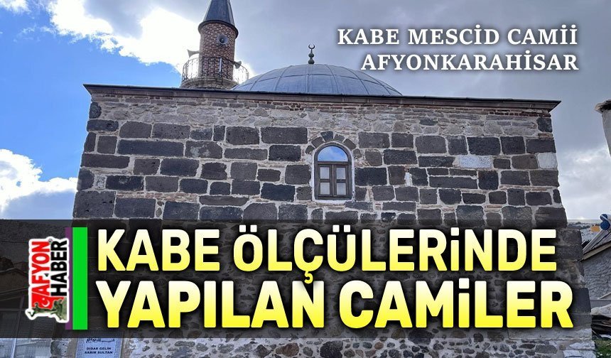 Kabe ölçülerinde camilerden Kabe Mescid