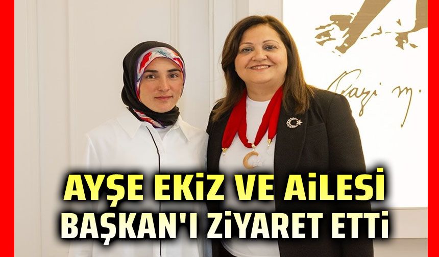 Masterchef Ayşe Ekiz, Başkan'ı ziyaret etti