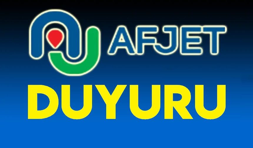 AFJET’ten duyuru: Isıtma 2 Haziran’da sona eriyor