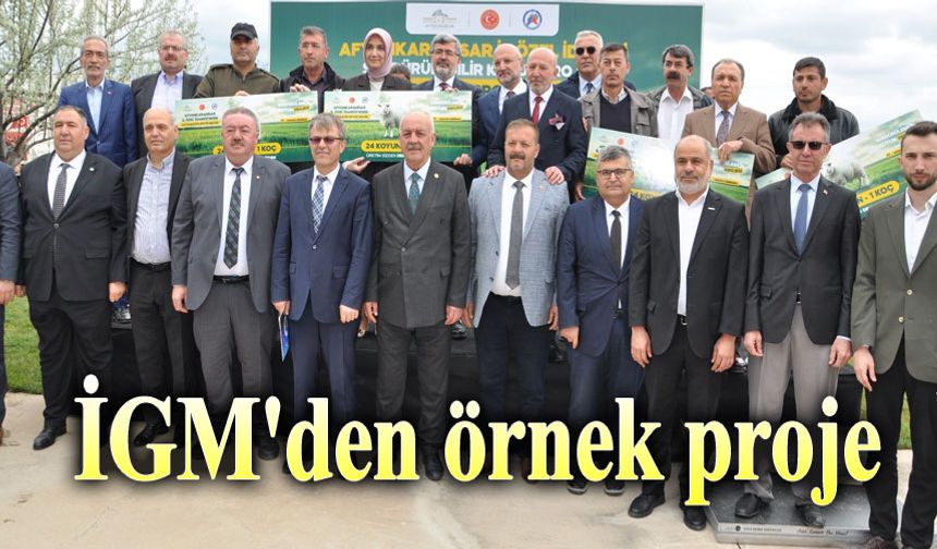 Afyonkarahisar İGM'nin örnek projesi