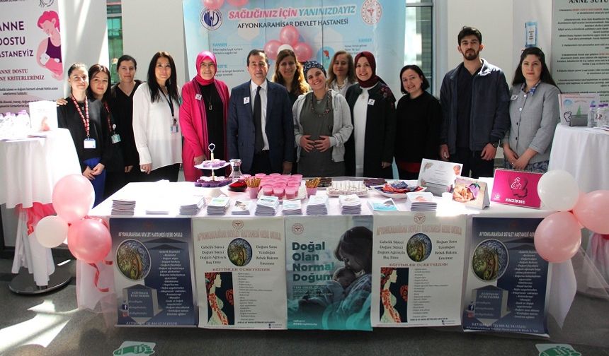 Afyon'da normal doğum bilgilendirme etkinliği