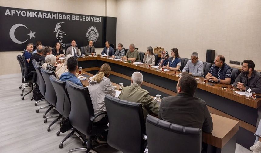 Afyonkarahisar Belediyesi'nde depreme hazırlık toplantısı