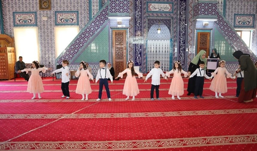 4-6 yaş Kuran Kursları kapanış etkinliği