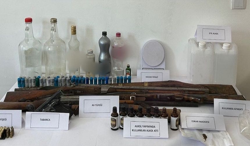 Afyon'da sahte alkol operasyonu: 1 gözaltı