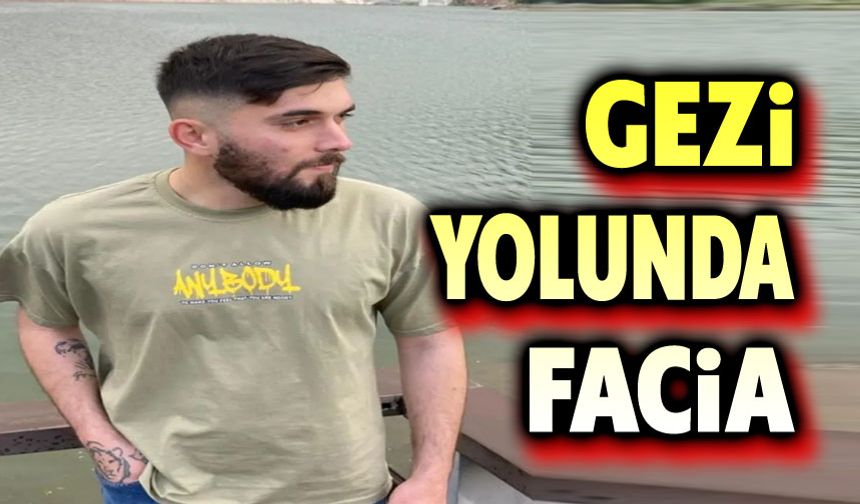 Gezi yolunda kaza geçirdileri