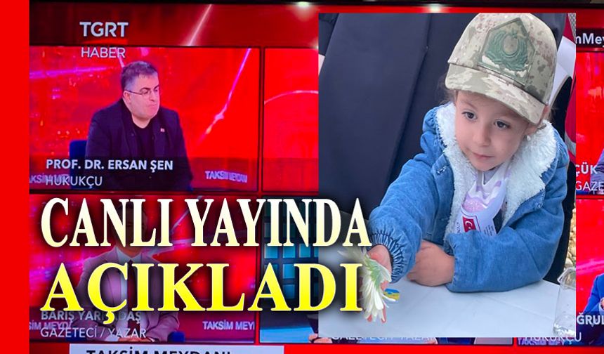 Alya'nın eğitim masrafları Prof. Ersan Şen'den
