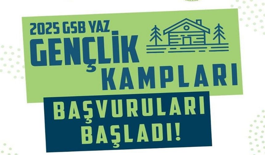 Gençlik Kampları başvuruları başladı!