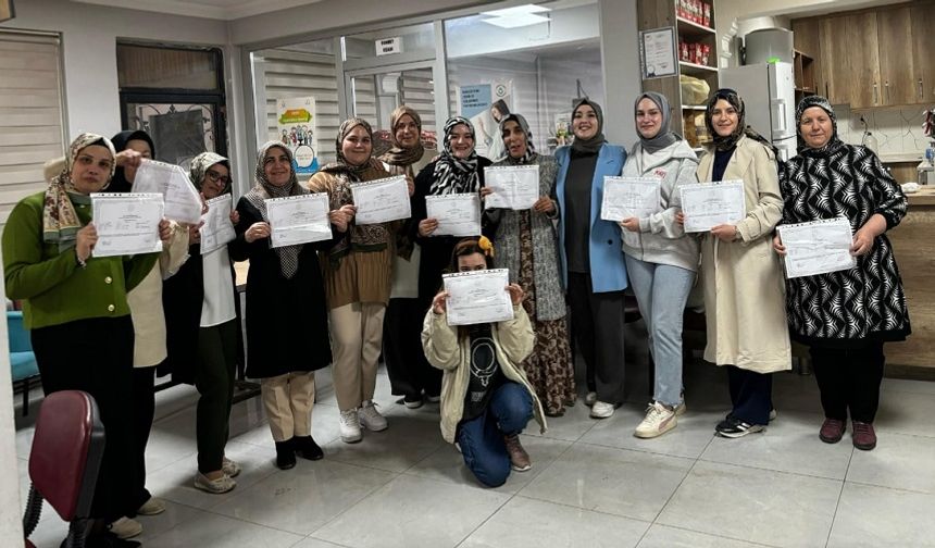 Kadınlara mantar yetiştiriciliği kursu