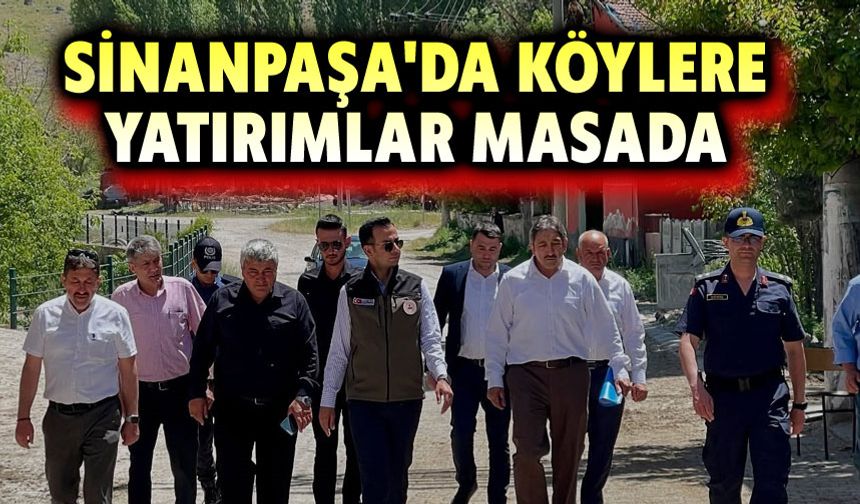 Sinanpaşa’da köylere yatırımlar masada