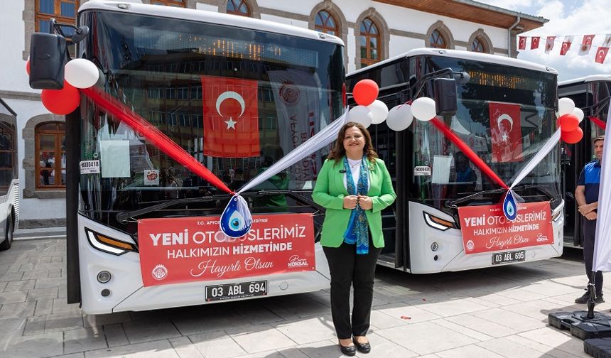 Afyonkarahisar Belediyesi ulaşım filosunu güçlendiriyor