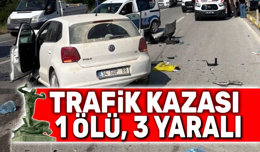 Afyonkarahisar’da kaza: 1 ölü, 3 yaralı