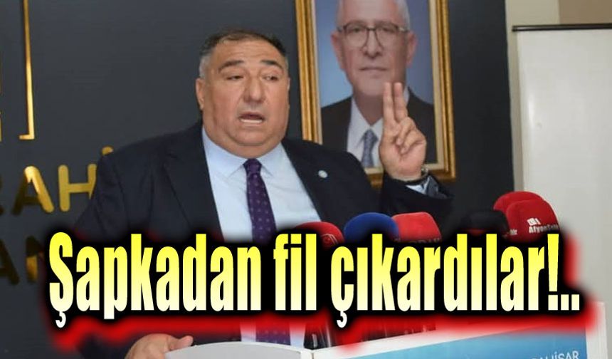 Şapkadan fil çıkardılar!..