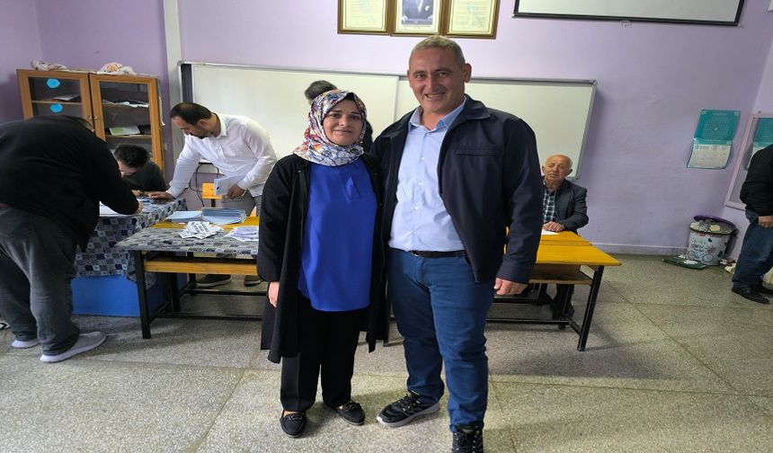 Kocası muhtar olamadı, eşi muhtarlığı kazandı!..