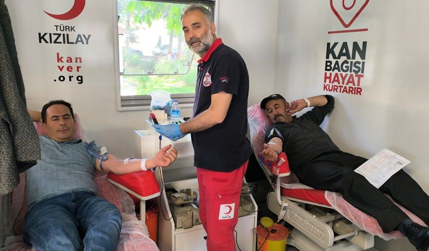 Şuhut’ta kan bağışına büyük ilgi