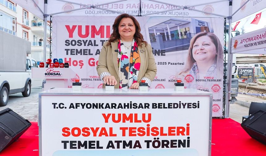 Yumlu Sosyal Tesisi’nin temel atma töreni yapıldı
