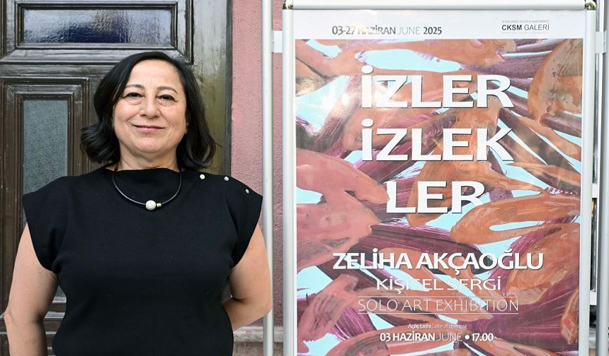 AKÜ GSF'de Prof. Zeliha Akçaoğlu’nun Kişisel Sergisi açıldı