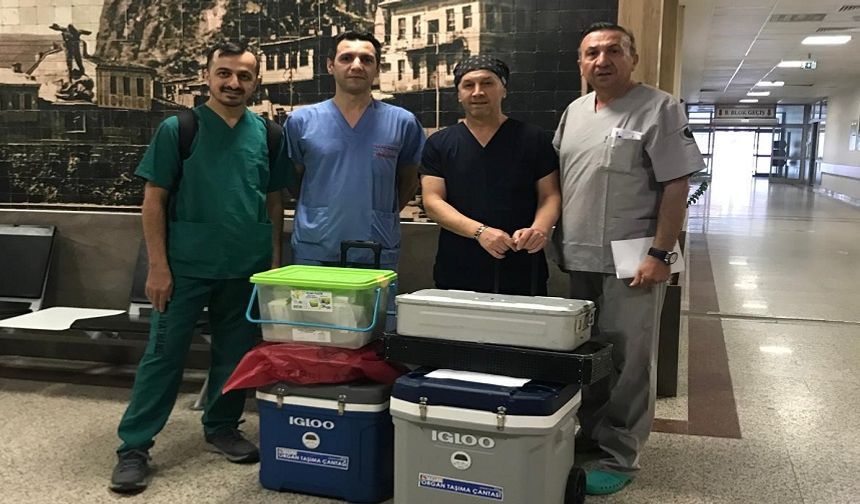 Afyon'da organ bağışıyla üç hastaya yeni bir hayat