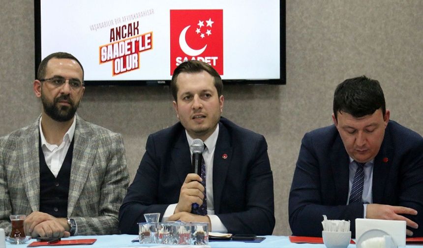 Afyon Saadet Partisinden iklim yasasına tepki