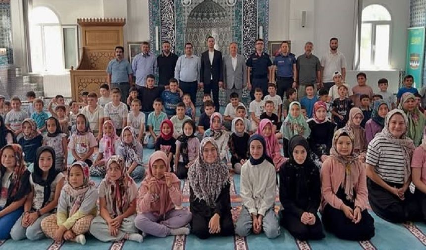 Kaymakam Aslan, Kur’an Kursu öğrencileriyle buluştu