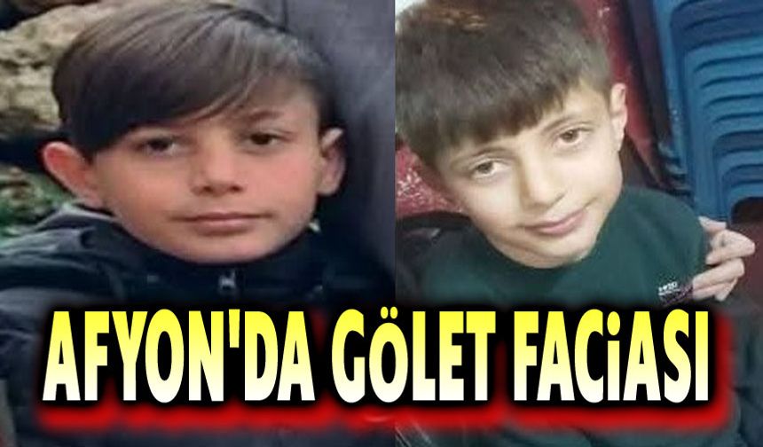 Afyon'da gölet faciası
