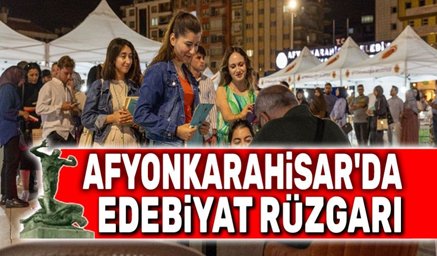 Afyon'da sahaf şenliğiyle edebiyat rüzgarı