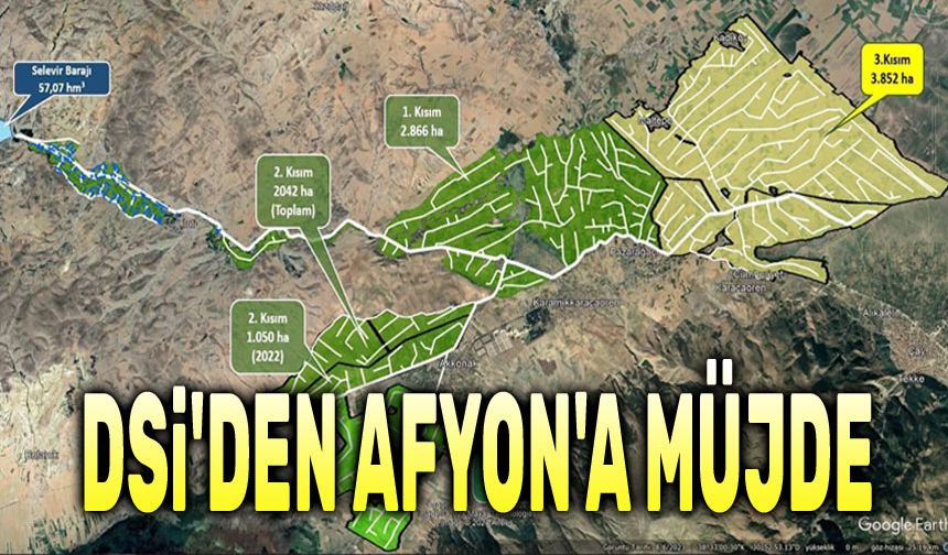 DSİ'den Afyon'a müjde