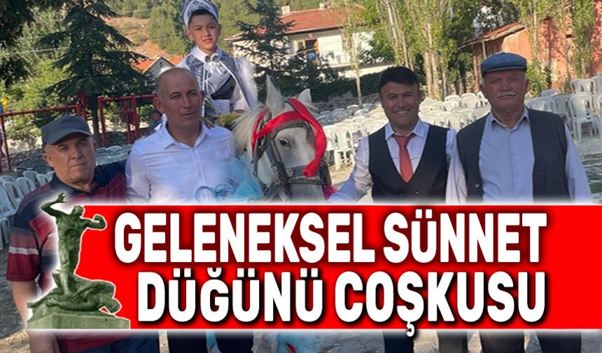 Afyon'da geleneksel sünnet düğünü coşkusu