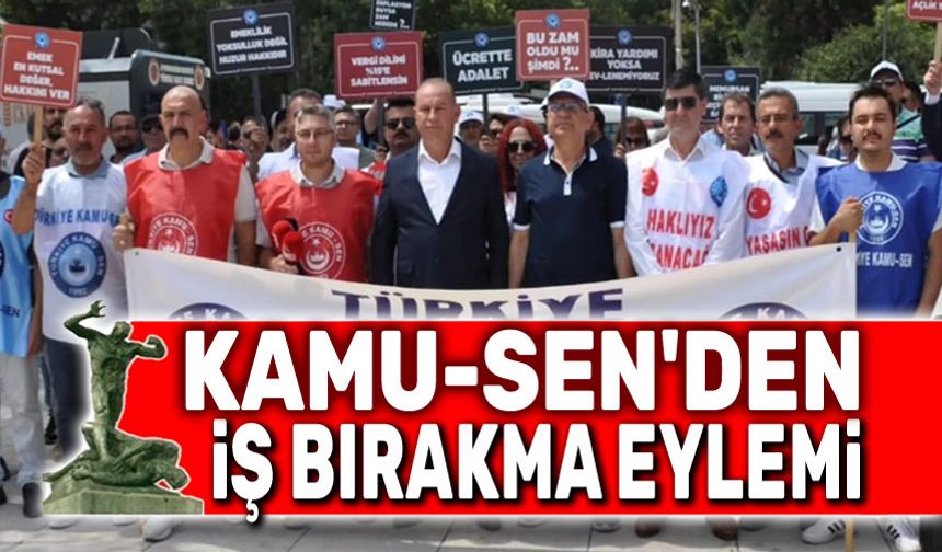 Kamu-Sen'den iş bırakma eylemi