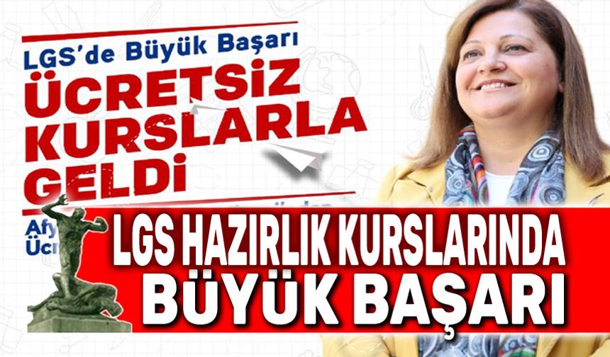 LGS hazırlık kurslarında büyük başarı