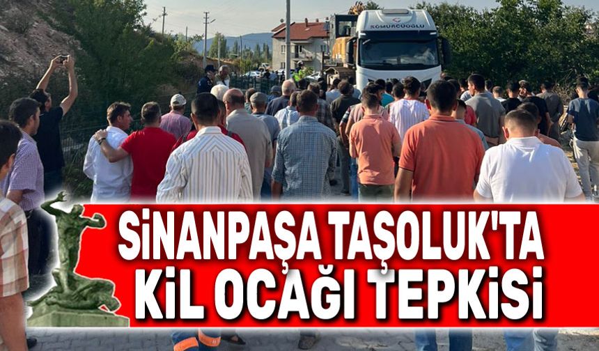 Taşoluk'ta kil ocağı tepkisi