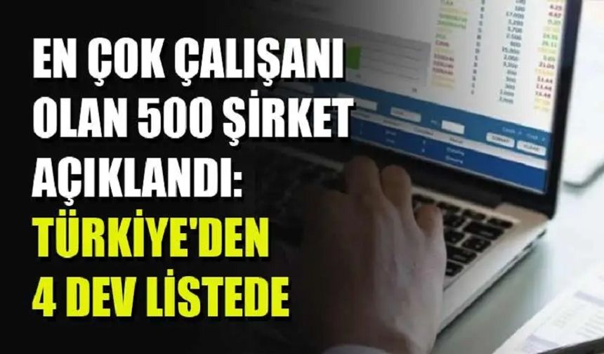 Türkiye'nin istihdam liderleri!..