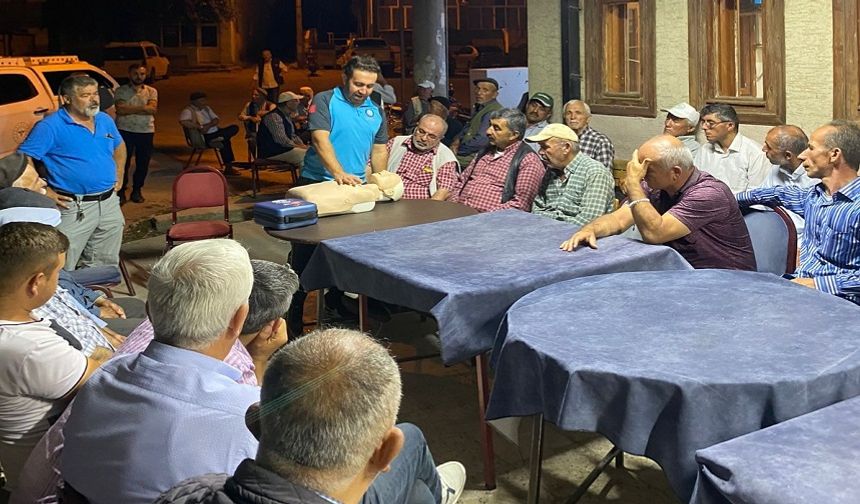 "İlk Yardım Eden Sen Ol” Projesi Balçıkhisar'da başladı